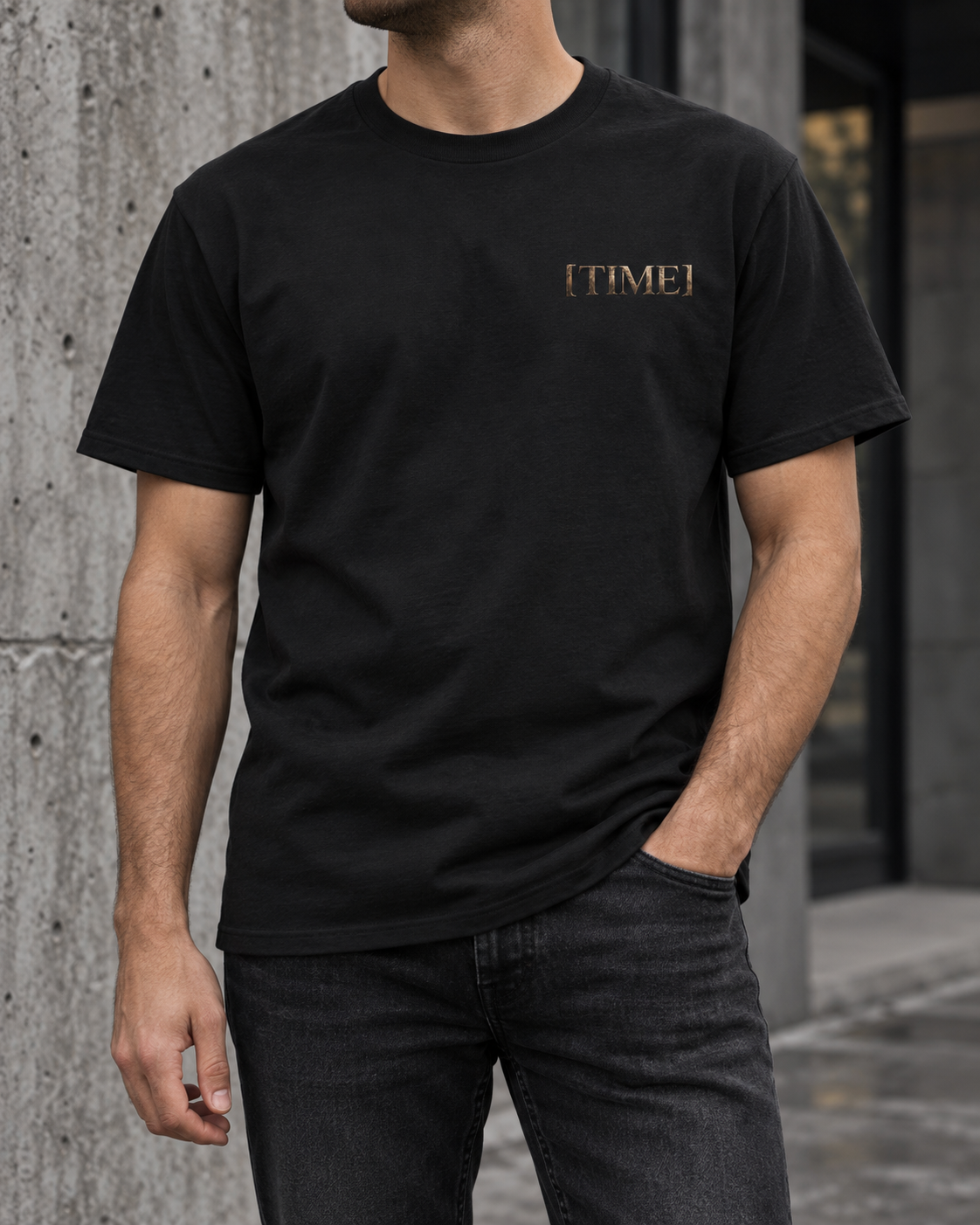 SevenFiftyTwo | [TIME] Front Print | Unisex Heavy Tee