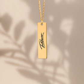 SevenFiftyTwo | Truthbearer Vertical Bar | Unisex Necklace