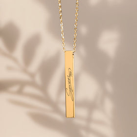 SevenFiftyTwo | Seven Signature 3D Bar | Unisex Necklace