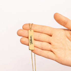 SevenFiftyTwo | Truthbearer Vertical Bar | Unisex Necklace